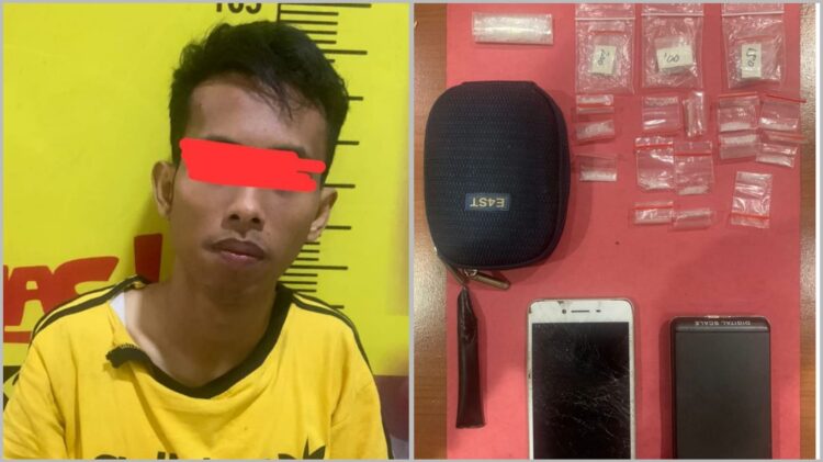 Simpan 3 Gram Sabu, Pemuda Asal Natar Diringkus Polres Pesawaran