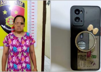 Curi HP, Wanita di Tanjung Bintang Dijemput Paksa Polisi