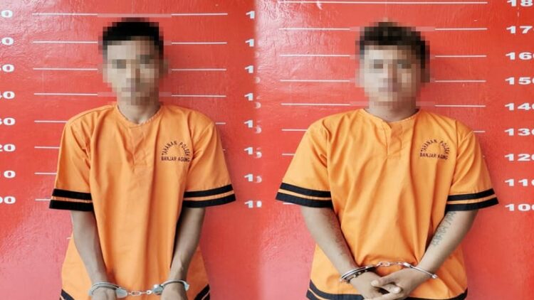 Pencuri dan Penadah HP Curian Dibekuk Petugas Polsek Banjar Agung