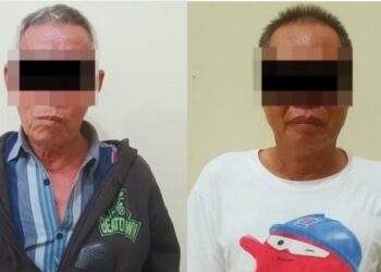 Main Judi Sabung Ayam, 2 Pria Paruh Baya Asal Umpu Semenguk Ditangkap