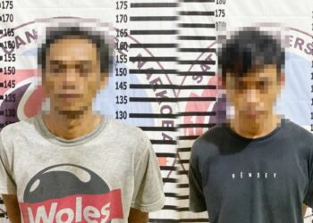 Gerebek Rumah kontrakan, Satresnarkoba Polres Tulang Bawang Tangkap 2 Pelaku