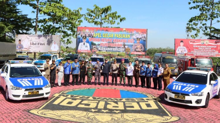 Amankan Arus Mudik dan Balik Lebaran, Kapolres Pesawaran Pimpin Apel Ops Ketupat 2023
