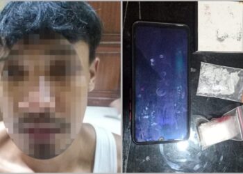 Simpan Sabu di Plafon Rumah, Satresnarkoba Polresta Bandarlampung Bekuk Pemuda Asal Panjang