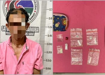 Terlibat Lakalantas, DPO Bandar Sabu Diringkus Satresnarkoba Polres Tubaba