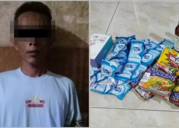 Kepergok Bobol Warung, Pria Asal Sumsel Diringkus Polsek Bumi Agung