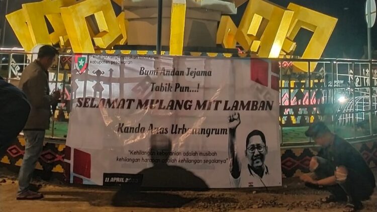 PPI Pesawaran Sambut Kepulangan Anas Urbaningrum