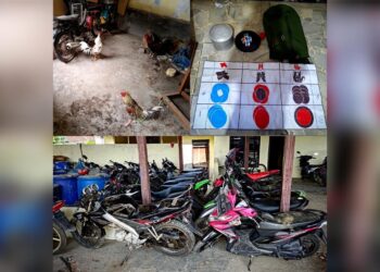 Arena Perjudian di Lampung Tengah Digerebek Polisi