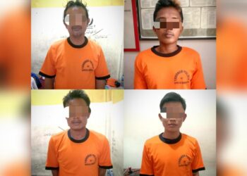 Curi Alat Pabrik Tapioka, 4 Tukang Rongsokan di Lampung Tengah Ditangkap