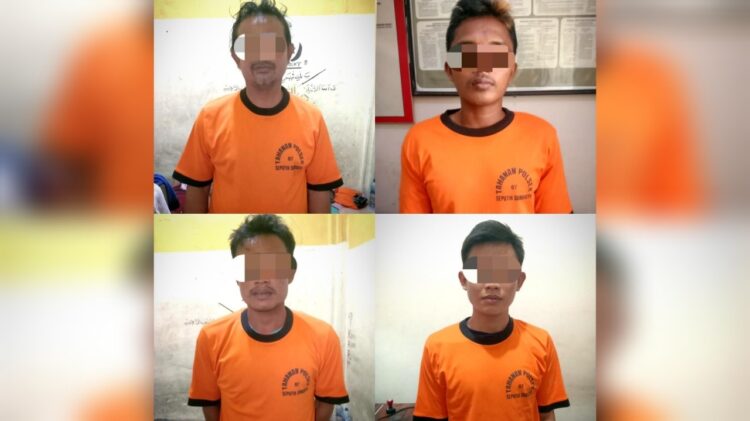 Curi Alat Pabrik Tapioka, 4 Tukang Rongsokan di Lampung Tengah Ditangkap