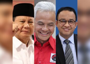 Litbang Kompas: Prabowo Ungguli Ganjar dan Anies 