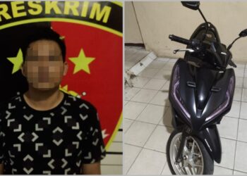 Lihat Kunci Menggantung, Motor Dibawa Kabur Maling di Bandarlampung