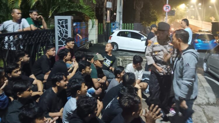 Pesta Miras, Puluhan Remaja di Pahoman Bandarlampung Diangkut Polisi 