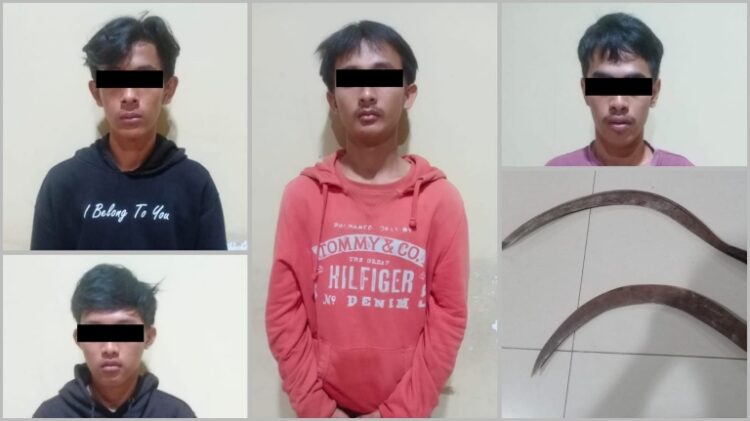 Masih Belasan Tahun, 4 Pelaku Pengeroyokan di Bandarlampung Dibekuk Polisi
