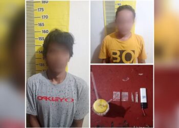 Asyik Hisap Sabu di Atas Kapal, 2 Nelayan Ditangkap Satpolairud Polres Lampung Timur