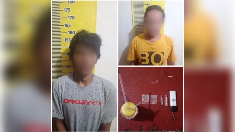 Asyik Hisap Sabu di Atas Kapal, 2 Nelayan Ditangkap Satpolairud Polres Lampung Timur