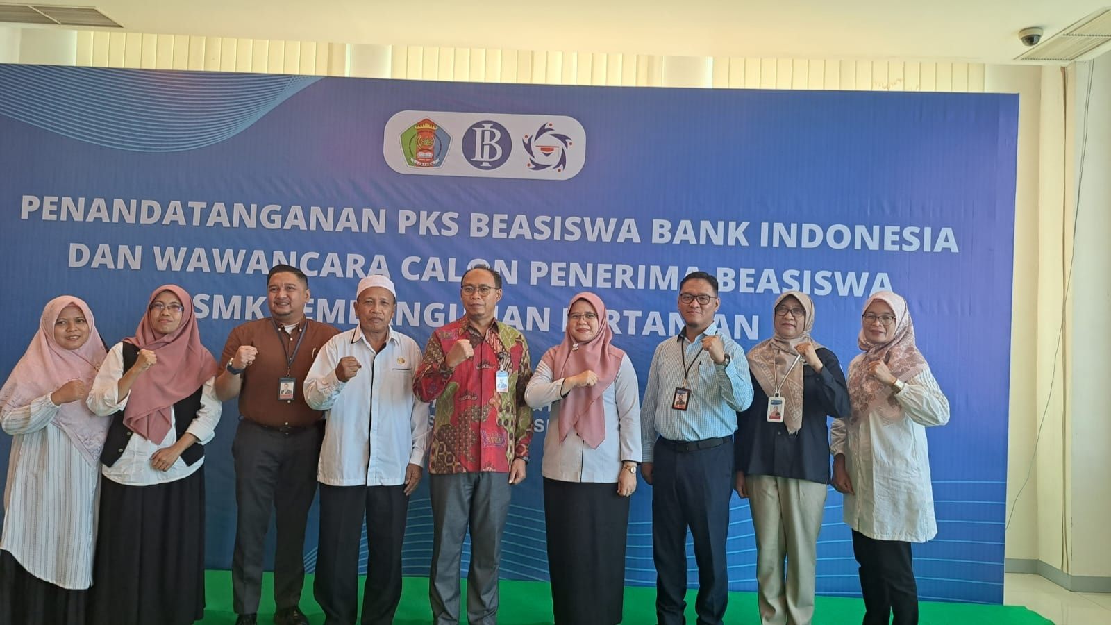 SMKN SPP Lampung dan Bank Indonesia MoU Beasiswa
