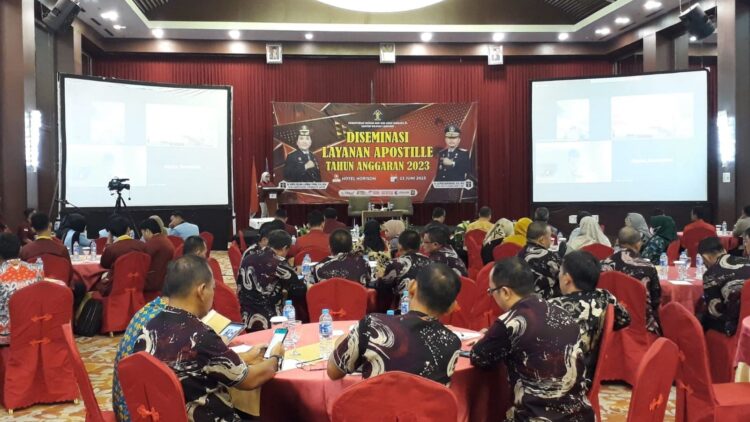 Kemenkumham Lampung Diseminasi Layanan Apostille, Percepat Legalisasi Dokumen