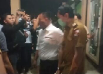 Pasca Digeledah Polisi, Pelayanan KTP di Disdukcapil Lampung Utara Ditutup