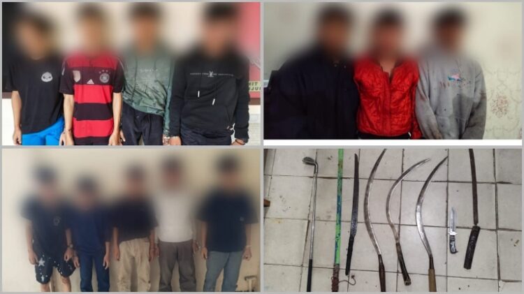 Konvoi Cari Lawan Bawa Sajam, 12 Remaja di Bandarlampung Diciduk Polisi