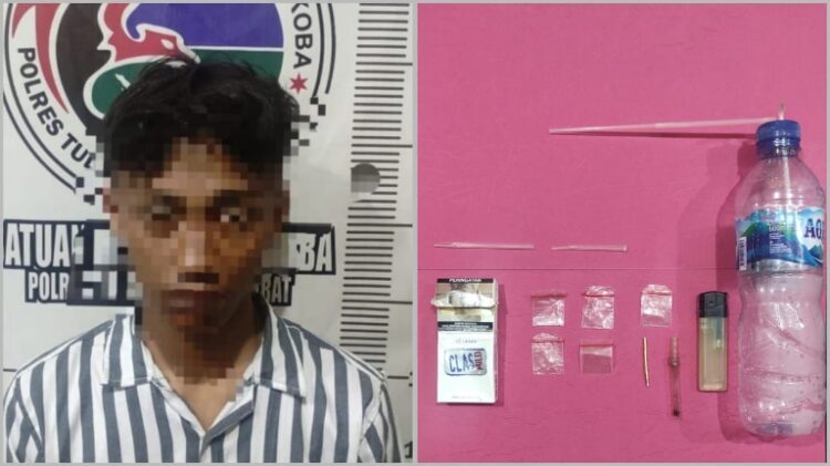 Polisi Tangkap Pemakai Sabu di Tiyuh Margo Mulyo