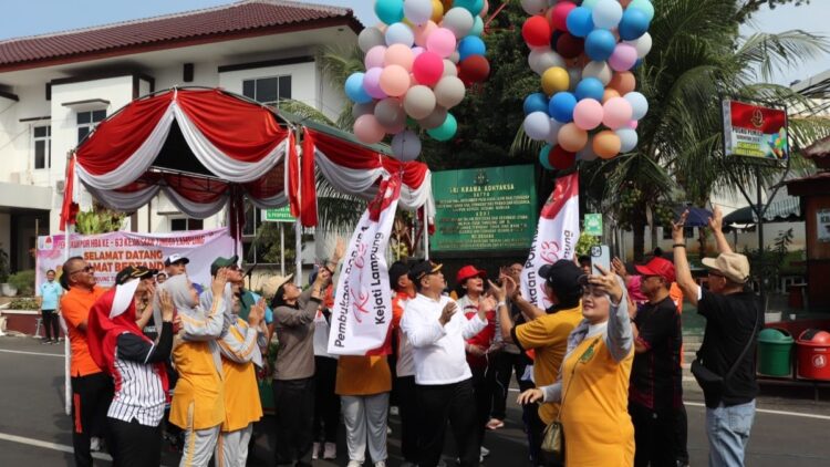 Kajati Lampung Buka Pekan Olahraga Hari Bhakti Adhyaksa