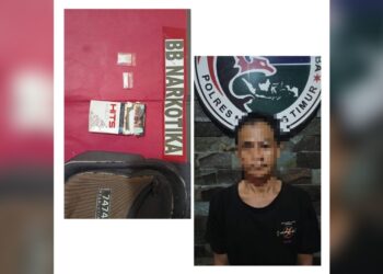 Berantas Narkoba, Pengguna Sabu Diciduk Polres Lampung Timur