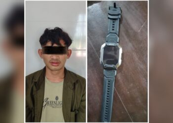 Curi Jam Tangan Senilai Rp550 Ribu, Pemuda Asal Gunung Batin Terancam Bui