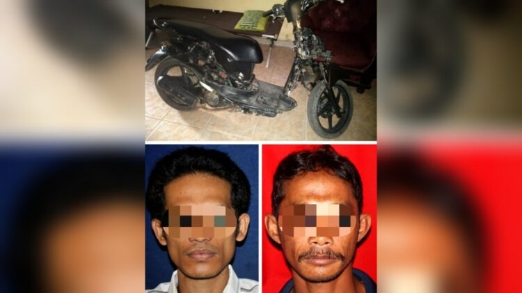 Pelaku Curanmor dan Penadah di Lampung Tengah Diciduk Polisi 