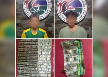 2 Pria Diciduk Polres Lampung Timur, Kedapatan Edarkan Obat Terlarang