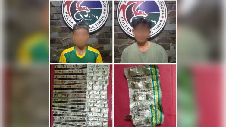2 Pria Diciduk Polres Lampung Timur, Kedapatan Edarkan Obat Terlarang
