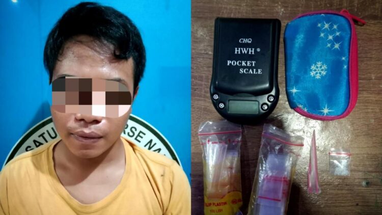 Belum Sempat Transaksi, Pengedar Sabu di Bumi Ratu Nuban Terjaring Patroli