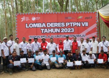 Karet PTPN VII Pulih dari Penyakit Gugur Daun 