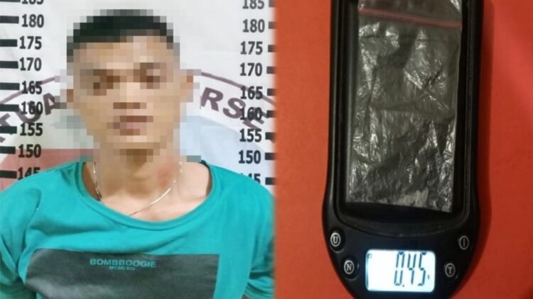 Polres Tulang Bawang Tangkap Warga Sumsel, Tertangkap Tangan Bawa Sabu