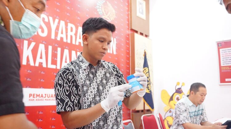 Mendadak! Petugas dan Napi Lapas Kalianda Dites Urine