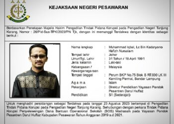 Warga Negara Malaysia Jadi DPO Kasus Korupsi di Pesawaran