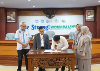 51 Peserta PPPK Unila Tandatangani Kontrak Kerja 