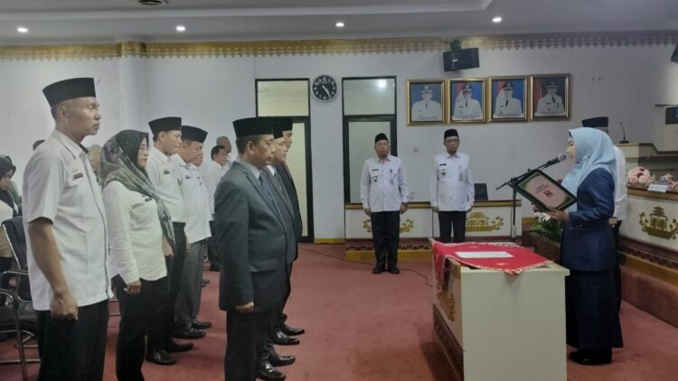 Jelang AMJ, 3 Pejabat Pemkab Tanggamus Hasil JPTP Dilantik