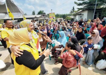 Sambangi 2 Kabupaten. IIPG Lampung Bagikan 1000 Paket Sembako