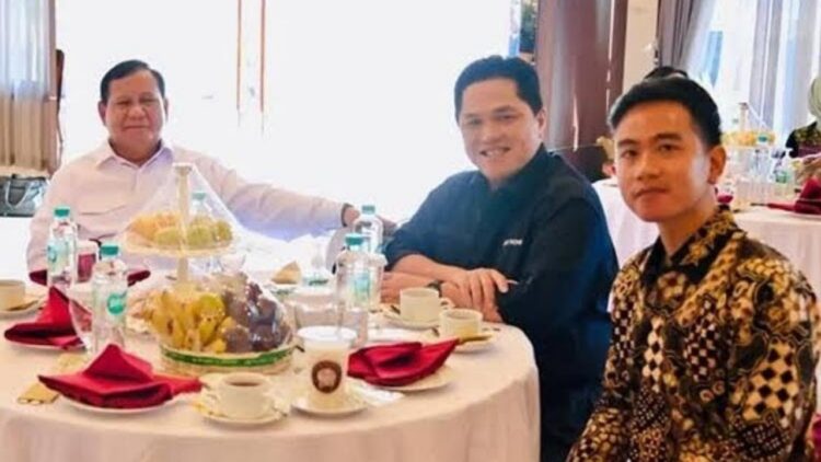Gibran atau Erick Elektabilitas Prabowo Unggul