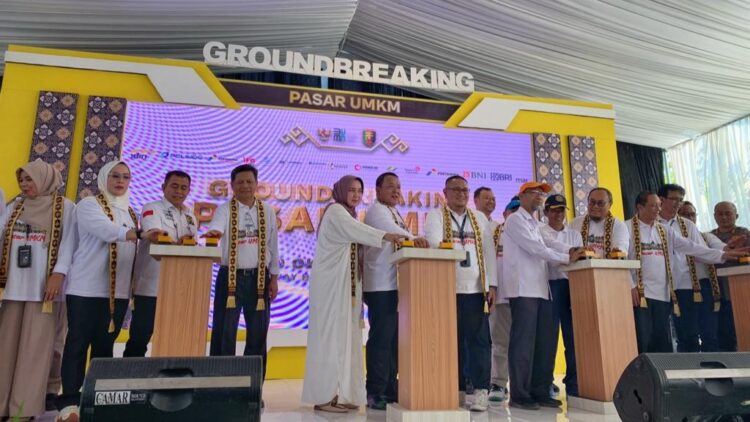 Arinal Djunaidi Groundbreaking Pasar UMKM Wayhalim