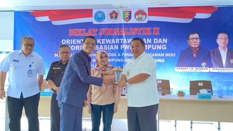 25 Anggota PWI Lampung Duta Anti Narkoba