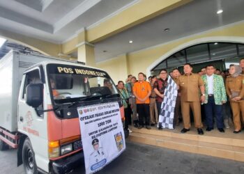 Arinal Djunaidi Launching Beras Medium Berjaya