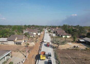 Lampung Tengah Tasyakuran Jalan Mulus