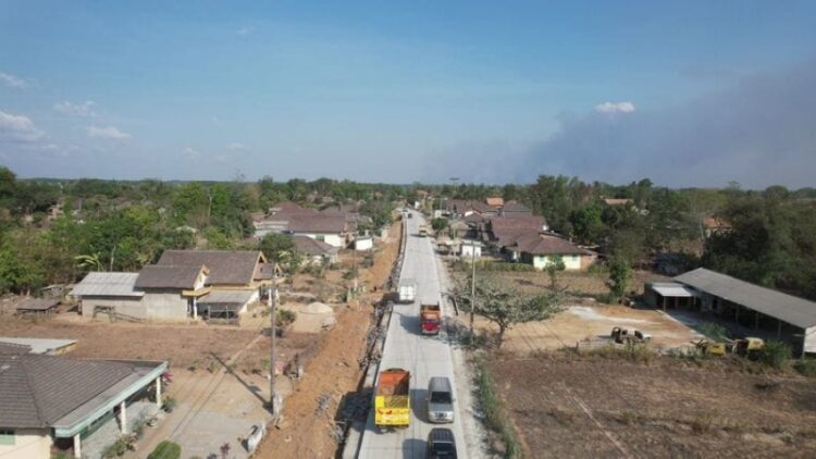 Lampung Tengah Tasyakuran Jalan Mulus