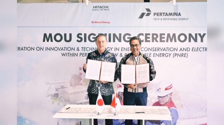 Pertamina NRE dan Hitachi Energy Teken MoU