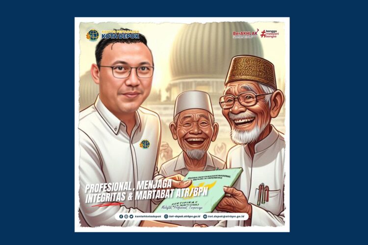 sertifikat elektronik kementerian atr bpn kota depok indra gunawan
