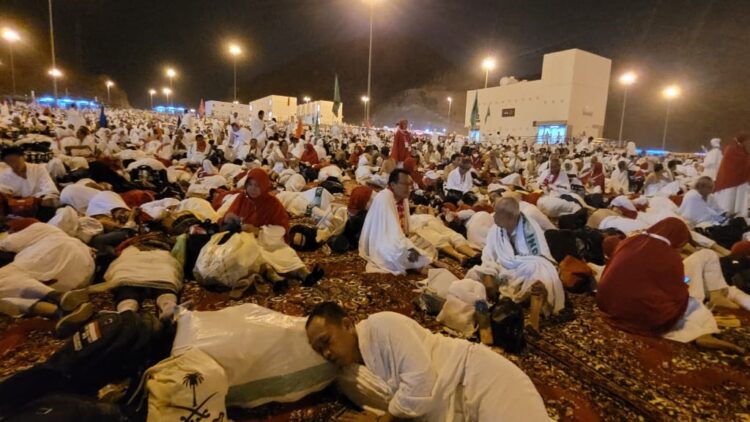 Jemaah Haji Lampung Bergerak ke Muzdalifah