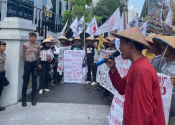 Petani Lampung Serbu Kementerian ATR-BPN: Tolak Mafia Tanah