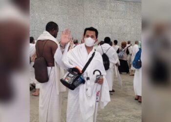 Yusdiyanto Sampaikan Pesan Eva Dwiana untuk Jemaah Haji Bandarlampung 