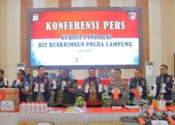 Sindikat Oli Palsu AHM Terbongkar di Lampung: Ribuan Botol Disita
